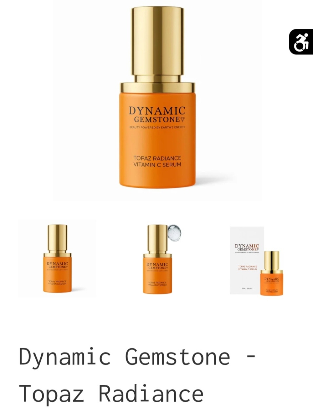 Topaz Radiance Vitamin C Serum — Orange